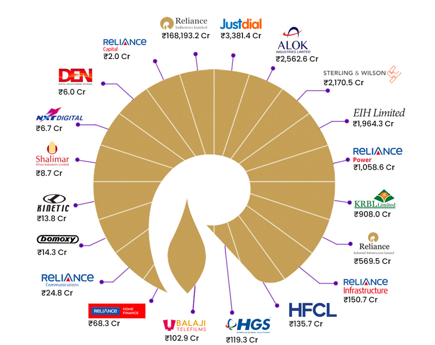 Reliance top 20 portfolio holding