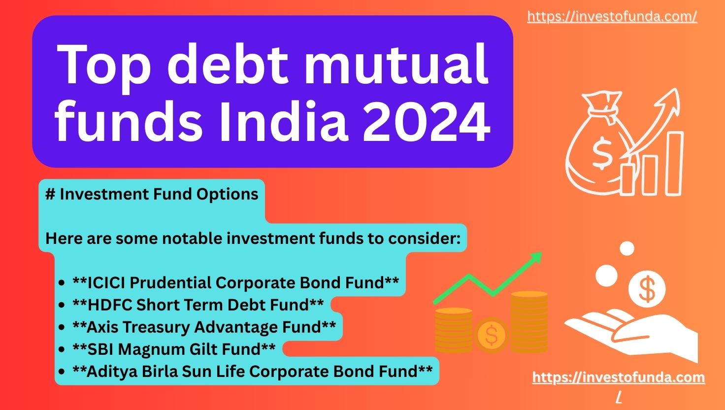 Top debt mutual funds India 2024