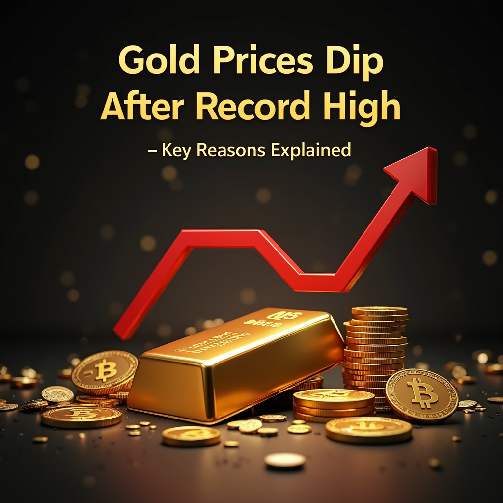 'Gold Prices Dip After Record High
