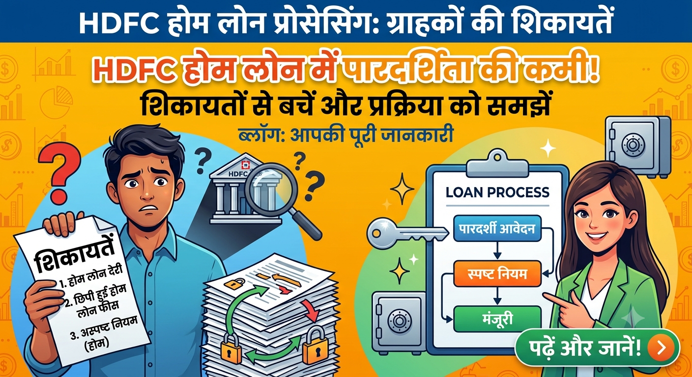 HDFC बैंक होम लोन: शिकायतों से भरा सफ़र या एक बेहतर विकल्प? पूरी सच्चाई जानें