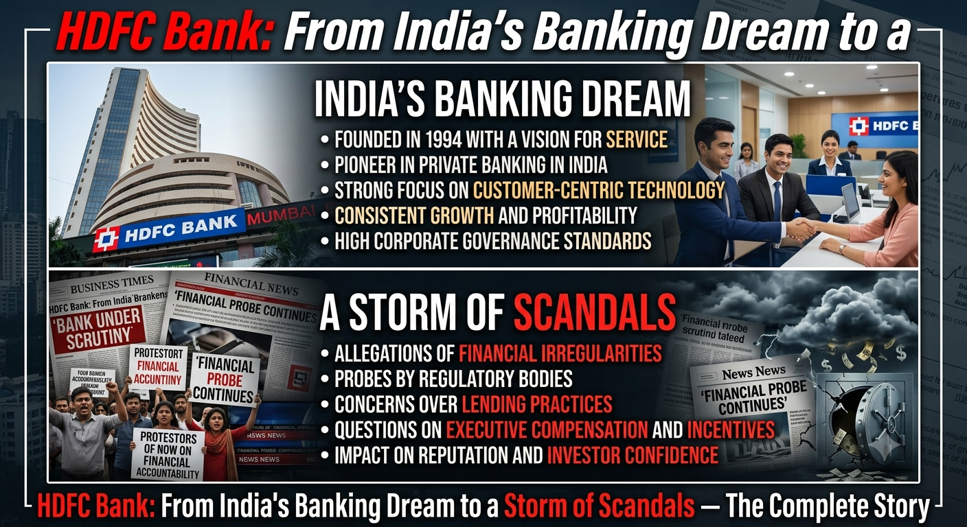 HDFC Bank: From India's Banking Dream to a Storm of Scandals — The Complete Story
