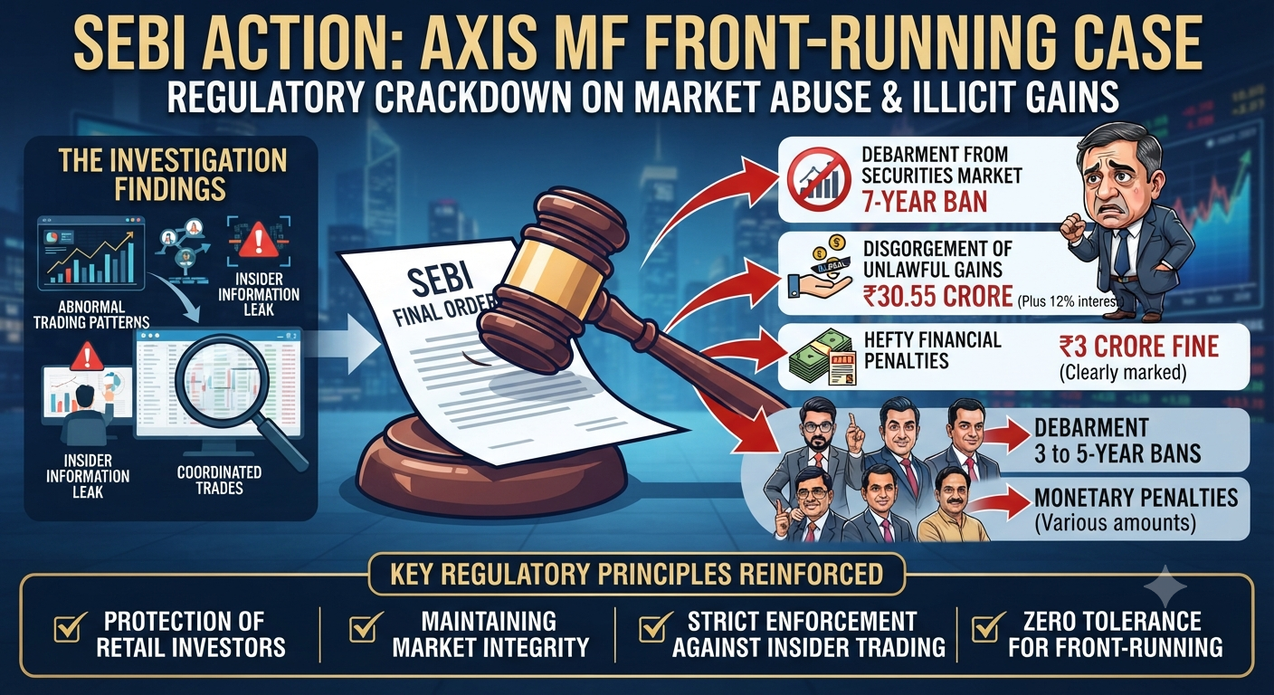 Axis Mutual Fund Front-Running Scam Explained | SEBI Case